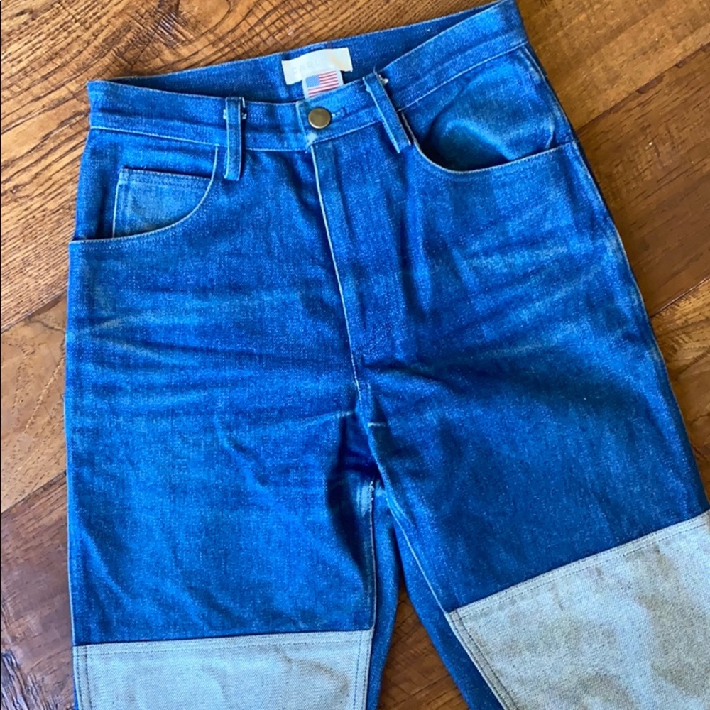 Carleen two tone jeans made in USA sz 4